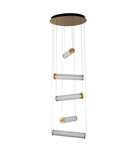 Clamp Led 5 Light Drop Pendant_Off