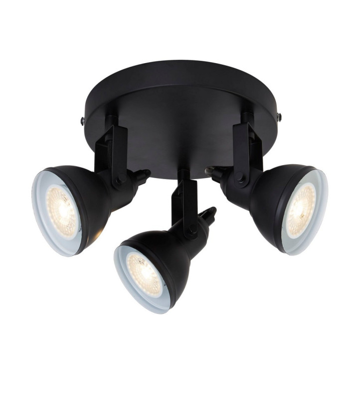 3 Light Spotlight Disk - Black_Main