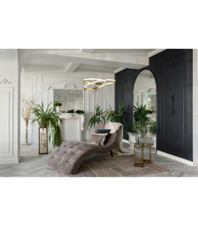 Led Gold Leaf Pendant_Room
