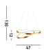 Led Gold Leaf Pendant_Line