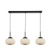 3 Light Bar Pendant With Frosted Ribbed Glass_Main