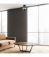 1 Light Flush  Smoked Glass Black_Room