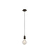 Black 1 Light Cable Suspension With 1.5Mtr Black Textile  Cable_Main