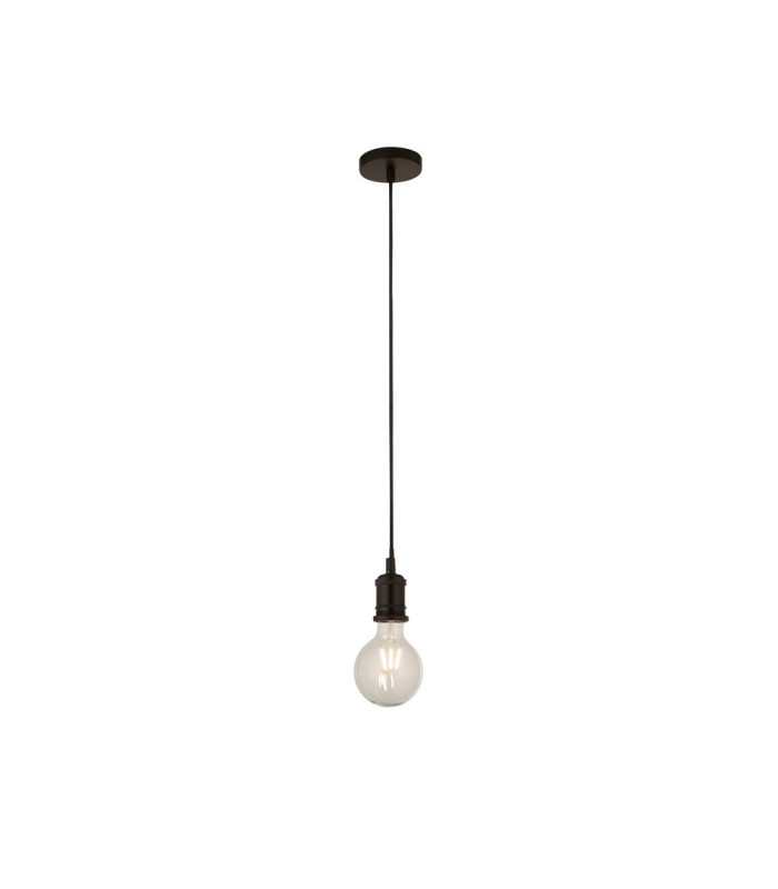 Black 1 Light Cable Suspension With 1.5Mtr Black Textile  Cable_Main
