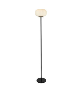 1 Light Floor Lamp With Frosted Ribbed Glass_Main