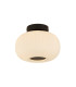 1 Light Ceiling Flush With Frosted Ribbed Glass_Main