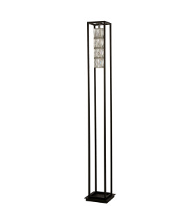 Elevator 1 Light Floor Lamp Matt Black Frame 3000K_Off