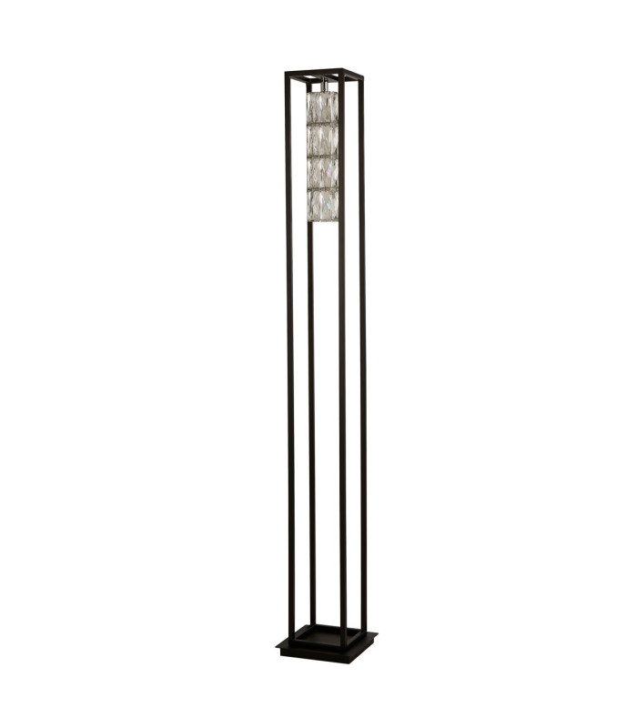 Elevator 1 Light Floor Lamp Matt Black Frame 3000K_Off