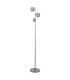 Quartz 3 Light Floor Lamp Bubble Glass Detailed Rim 4000K_Off