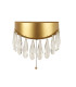 Jewel LED Wall Light Gold Crystal 4000K_Off
