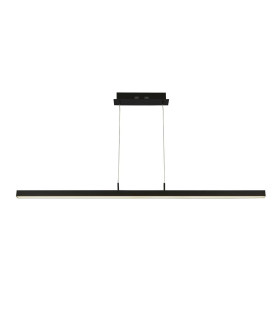 Tribeca 1 Light LED Pendant Temperature Colour Changing Matt Black 2700/3000/4000K_Main
