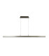 Tribeca 1 Light LED Pendant Temperature Colour Changing Satin Silver 2700/3000/4000K_Off