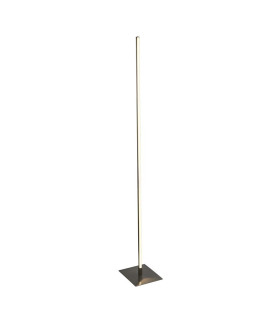 Tribeca 1 Light LED Floor Lamp Temperature Colour Changing Satin Silver 2700/3000/4000K_Main