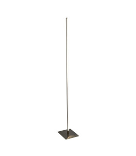 Tribeca 1 Light LED Floor Lamp Temperature Colour Changing Satin Silver 2700/3000/4000K_Off