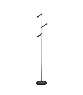 Wands 3 Light LED Floor Lamp Black 2700K_Main