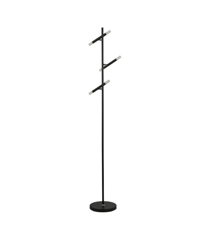 Wands 3 Light LED Floor Lamp Black 2700K_Off