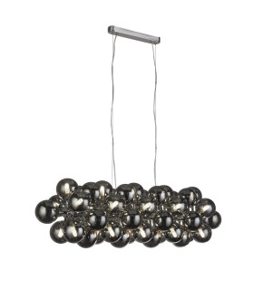 Berry 25 Light Smoked Glass Pendant_Main