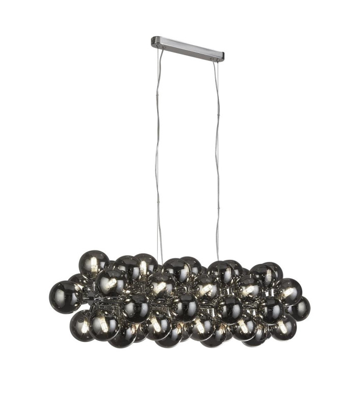 Berry 25 Light Smoked Glass Pendant_Main