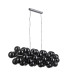 Berry 25 Light Smoked Glass Pendant_Off