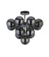 Berry 13 Light Ceiling Light Chrome Smoked Glass_Off