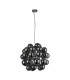 Berry 27 Light Pendant Chrome Smoked Glass_Off