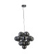 Berry 17 Light Pendant Chrome Smoked Glass_Off