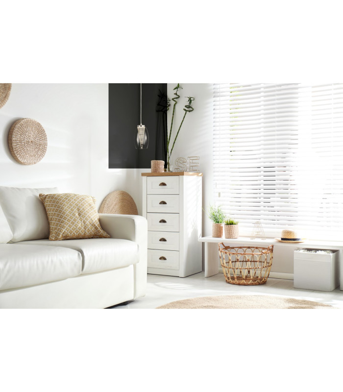 Cyclone 1 Light Pendant Clear Glass 3000K_Room
