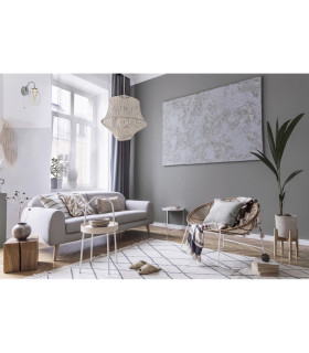 Cyclone 1 Light Wall Light Clear Glass 3000K_Room
