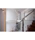 Cyclone 12 Light Drop Pendant Smoked Glass 3000K_Room