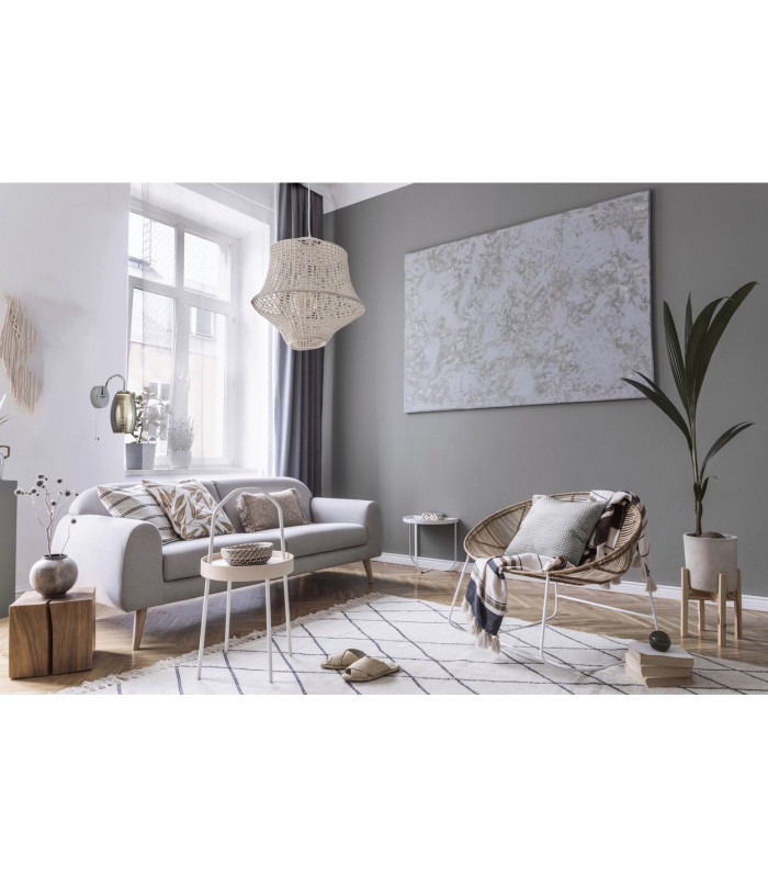 Cyclone 1 Light Wall Light Smoked Glass 3000K_Room