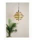 Hive Black/Gold Leaf 5 Light LED Pendant 2700K_Room
