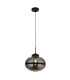 Meringue 1 Light Smoked Pendant Black Band Detail_Main