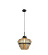 Meringue 1 Light Champagne Pendant Black Band Detail_Main