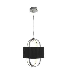 Madrid LED Pendant Black Shade 3000K_Main