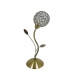 Bellis Table Lamp Antique Brass Clear Glass Deco Shade_Main