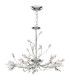 Hibiscus 5 Light Ceiling Chrome Clear Glass_Main