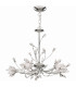 Hibiscus 5 Light Ceiling Chrome Clear Glass_Off