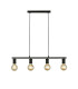 Dance 4 Light Bar Pendant Sand Black_Main