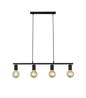 Dance 4 Light Bar Pendant Sand Black_Main