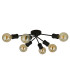 Dance 6 Light Ceiling Light Sand Black_Off