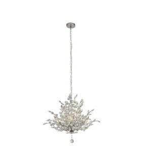 Bouquet 7 Light Chrome Pendant Crystal Glass_Main