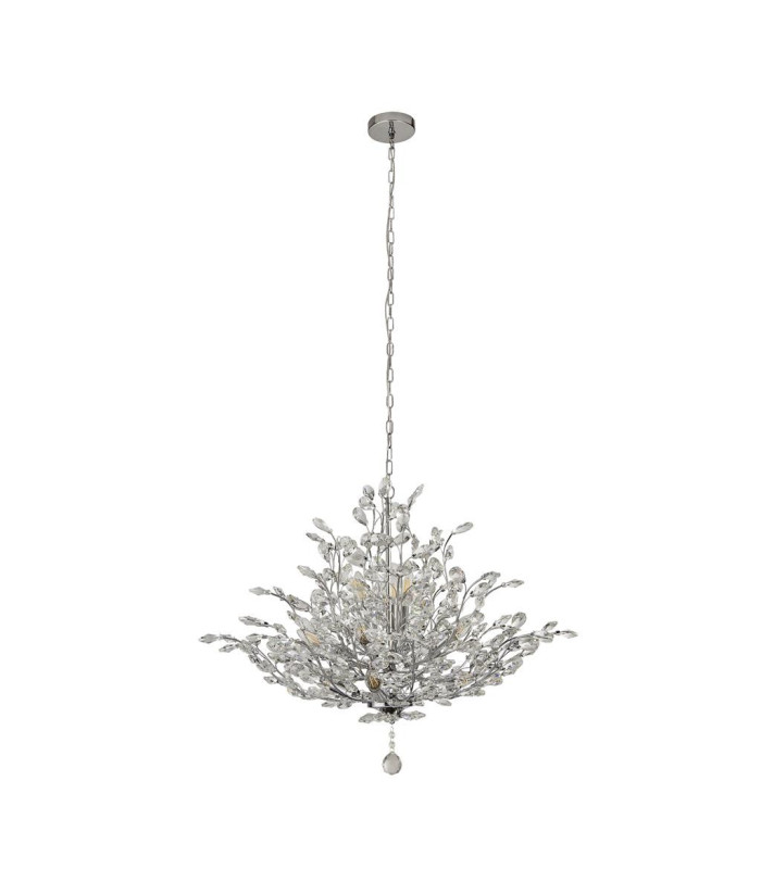 Bouquet 11 Light Chrome Pendant Crystal Glass_Main