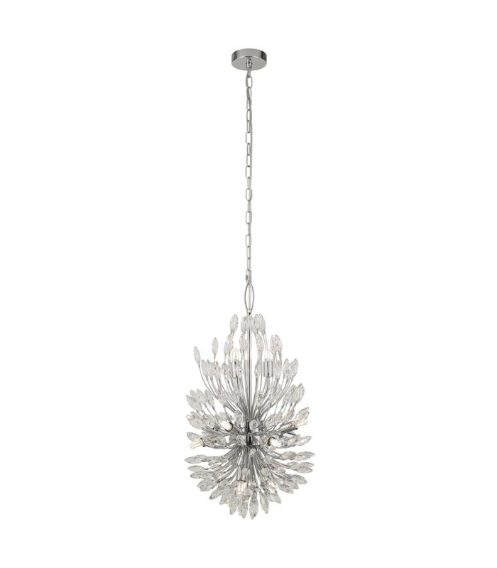 Peacock 14 Light Pendant Crystal_Main