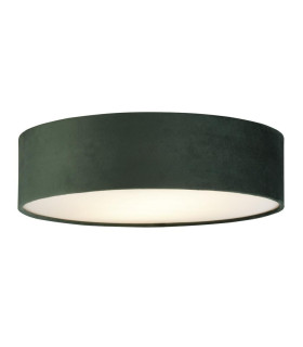 Drum Pleat 2 Light Velvet Flush Green Shade_Main