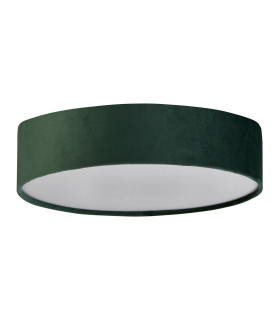 Drum Pleat 2 Light Velvet Flush Green Shade_Off