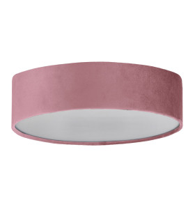 Drum Pleat 2 Light Velvet Flush Pink Shade_Off