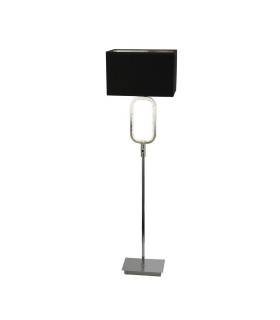 Aura Chrome Floor Lamp 1 X E27 Holder And LED Crystal Glass_Main