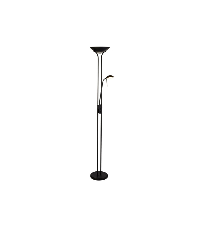 LED Mother & Child Floor Lamp Matt Black 3000K_Off