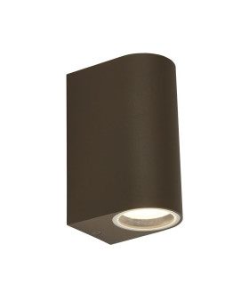 Eiffel LED Outdoor & Porch (GU10 LED) IP44 Wall Light 2 Light Rust Brown IP44_Main