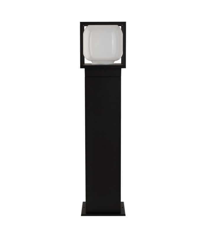 Athens Outdoor 1 Light LED Post Die Cast Opal Shade IP54 3000K_Off